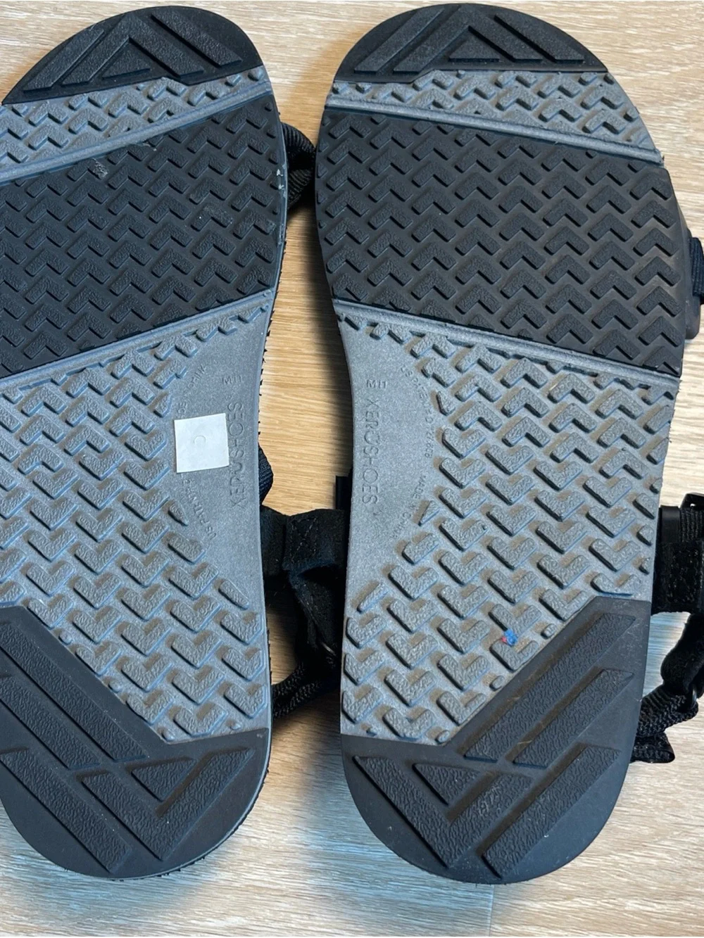 XERO SHOES Z Trail Black Barefoot Minimalist Strap on Hiking Travel Sandals 11